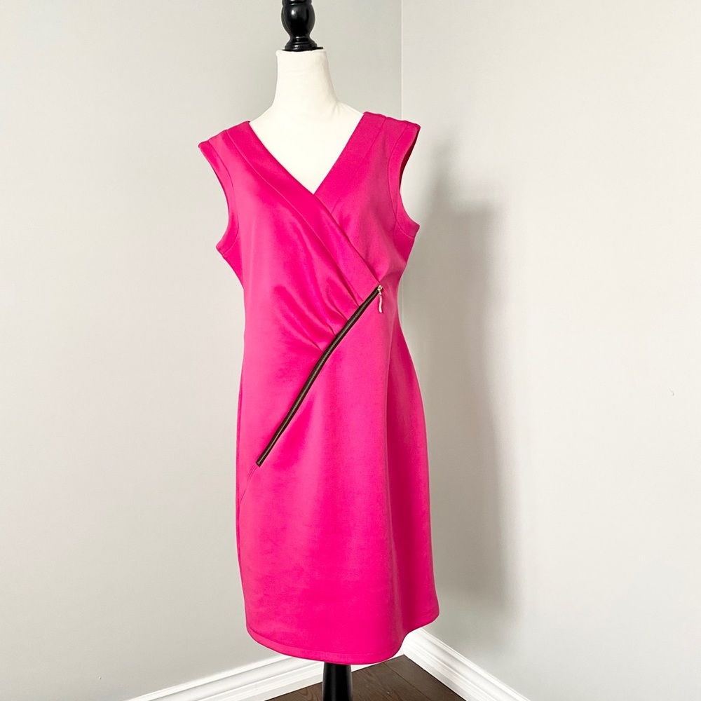 Emma & Michele Magenta Pink Dress